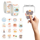 2 x Brand New Reward Stickers 1000 Pieces Animal Reward Stickers 25MM Motivational Stickers for Children 12 Patterns Self-Adhesive Teacher Reward Stickers German Teacher Supplies Commendation Student Reward Stickers - RRP €40.8