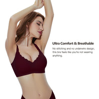 1 x RAW Customer Returns Dresime Nursing Bras, 3 Pieces Wireless Maternity Bra Ultra Comfort Pregnancy Bras for Women - RRP €45.99