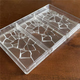 4 x RAW Customer Returns Crack shape chocolate bar mold polycarbonate energy bar molds chocolate maker - RRP €68.56