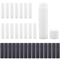 1 x Brand New ZYKORT 30Pcs Empty Lip Sticks, DIY Lipstick, Empty Lipstick Tubes Lip Balm White Black  - RRP €6.99