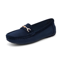 1 x RAW Customer Returns DREAM PAIRS Women s Loafers Comfortable Moccasins Slippers Women s Low Shoes Foldable Classic Loafers Blue-Suede 40 EUR SDLS2205W-NEW-E - RRP €39.99