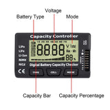 1 x RAW Customer Returns YIXISI Smart Digital Battery Capacity Checker, Digital Mini Battery Capacity Checker, for LiPo, LiFe, Li-Ion, NiMH, Nicd, RC batteries - RRP €9.52