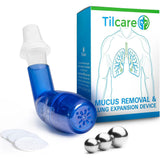 1 x RAW Customer Returns Tilcare Breathing Lung Expander and Mucus Removal Device - Exercise and Cleansing Therapy - Great Treatment for COPD, Asthma, Bronchitis, Cystic Fibrosis or Relief - RRP €32.18