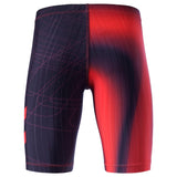 1 x RAW Customer Returns MY KILOMETRE Swimming Trunks Boys Endurance Jammer Swimsuit Children s Swimming Trunks for Teen Dark Red-L - RRP €28.99