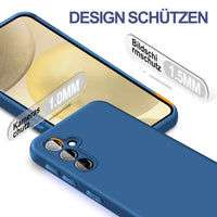 14 x Brand New Mobile Phone Case for Samsung Galaxy S24 5G Case with Protective Film, Soft TPU Silicone Liquid Silicone Case Camera Protection Full Protection Bumper Mobile Phone Protection Protective Case for Samsung S24 Case  Blue  - RRP €225.82