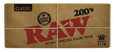 1 x RAW Customer Returns RAW 200 s Classic, natural cigarette paper without bend, 200 papers per booklet 5 booklets - RRP €17.5