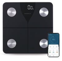 1 x RAW Customer Returns Exzact Smart Digital Personal Scale - iOS Android Bluetooth - Capacity 180 kg - Body Fat - Electronic Scale - RRP €23.99