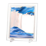 5 x Brand New IFUDE Exotic Sand Art Picture - Flowing Sand Frame - Relaxing Sand Painting for Home Unique Sand Landscape Ornaments 17x 22 cm - RRP €101.35