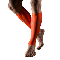 2 x Brand New MD Calf Sleeve Compression Leggings Compression Socks for Patellar Pain Calf Pain Relief - Men, Women and Runners - Leg Warmer Keep Running, Cycling, Nurses OrangeXL - RRP €45.6