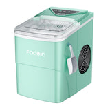 1 x RAW Customer Returns Ice cube machine, ice maker with self-cleaning function, 15kg 24h, 9 ice cubes in just 6 minutes. Low-noise operation, ice cube maker, ice cube maker for use in households, offices - RRP €100.84