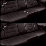 1 x RAW Customer Returns Hode artificial leather self-adhesive dark brown 44 x 300 cm leather repair patch PU leather look leather patches film for sofa car seats jackets furniture leather repair furniture film leather repair leather patches - RRP €24.44