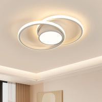 1 x RAW Customer Returns SENQIU Ceiling Light LED, 42W 4700LM Round Ceiling Light Modern, White Acrylic LED Ceiling Lighting for Bedroom Living Room Kitchen Dining Room, Warm White Light 3000K, 40CM - RRP €36.98