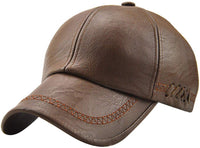 1 x Brand New MINAKOLIFE Men s Retro Style VE Leather Baseball Caps Brown  - RRP €27.6