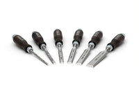 1 x RAW Customer Returns Narex chisel set in wooden box, 6 pieces - RRP €116.0