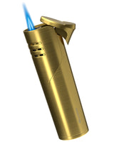 1 x RAW Customer Returns Bloomint storm lighter jet flame gold elegant windproof lighter refillable storm lighter gas refillable without gas  - RRP €14.95