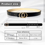 2 x RAW Customer Returns Giyiprpi 2 Pack Children s PU Leather Skinny Belt for Girls and Boys, Adjustable Girls Belt with Double O-Ring Buckle, Children Toddler Waist Belt A-Black White  - RRP €30.24