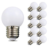 1 x RAW Customer Returns BELINGGO LED light bulb E27 1W cold white G45 small daylight light bulbs 6000K not dimmable 10W equivalent energy saving lamps night light bedside lamp wall light for bedroom garden 10-pack - RRP €11.75