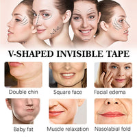 1 x Brand New Face Lifting Tape,Facelift Sticker,Facelifting Sticker,60 Pieces Face Tape Lifting,Face Lift Tape,Instant Face Lift Tape,Face Lift Sticker,Lift Face Sticker,Invisible V-Shape Face Lift Patch - RRP €8.56