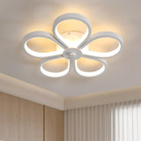 1 x RAW Customer Returns Modern LED Ceiling Light, 30W 3375LM Modern Ceiling Light, White Creative Flower Shape Ceiling Lighting Made of Silicone, Indoor Ceiling Lamps for Balconies, Hallway, Living Room, Bedroom, Kitchen, 3000K Warm White  - RRP €19.34