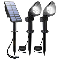 1 x RAW Customer Returns CORESLUX Solar Garden Lights Solar Lamps for Outdoor Garden 2 in 1 Garden Light Solar Garden Lighting IP65 Waterproof LED Solar Spotlight for Outdoor Garden Path Trees Shrubs - RRP €24.99