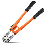 1 x RAW Customer Returns Meccion 14 bolt cutter for cutting fence, steel wire, chain, metal bars, screws, locks, rivets and small padlock, with rubberized, non-slip handles, 35 cm - RRP €23.21