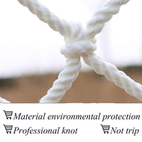 1 x RAW Customer Returns Decor Net, Child Protection Climbing Rope, White Child Safety Net, Protective Net, Rope Net Inner Climbing Outdoor Decoration Net Balcony Railing Stairs Anti-fall Net Window Hanging Bridge Garden Fence - RRP €33.13