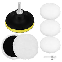 1 x Brand New Garneck Polishing Pad 5pcs 3 inch Wool Polishing Pad Wool Polisher Polishing Disc Drill Polishing Pads Small Polishing Pad Polishing Pads For Drill Buffer Wheel Car Buffer Kit - RRP €24.0