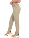 7 x Brand New Mapamyumco Women s Lightweight Stretchy Quick Dry Breathable Pants UPF 50 Hiking Golf Khaki M - RRP €193.2