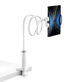 3 x RAW Customer Returns Tablet holder, gooseneck tablet holder - flexible adjustable arm in bed for Ipad mobile phone Switch Samsung Galaxy Tabs etc, 98cm total length white  - RRP €71.97