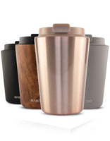 1 x RAW Customer Returns MAMEIDO thermal mug 350ml, 470ml 700ml - dense coffee mug to go made of stainless steel, double-walled insulated, leak-proof - coffee to go mug keeps you warm ros quartz, 0.35l  - RRP €26.62