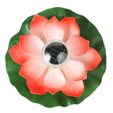 1 x RAW Customer Returns OSALADI Solar Powered Lotus Lantern Floating Flowers Solar Lights Lotus Flower Artificial Water Lilies Waterproof Solar Lotus Blossom Lotus Leaf Light for Pool Pond Garden Decoration - RRP €17.71