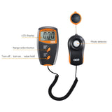 1 x RAW Customer Returns Luxmeter, Dr.meter Exposure Meter Digital Lux Meter Light Measurement Illuminance Meter LX1010B 100,000 Lux with High Accuracy, Fast Response and Data Hold Orange  - RRP €26.99