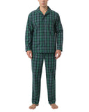 1 x RAW Customer Returns LAPASA Men s Pyjama Set Cotton Pajamas Set Pants Top M103, M103 Dark Green Navy Blue, S - RRP €35.28