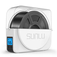 1 x RAW Customer Returns SUNLU Filament Dryer Box with Fan for 3D Printer Filament, Upgarded S1 PLUS Filament Drying Box keeps Filament Dry, Spool Holder for 1.75 2.85 3.00mm 3D Printing Filament, Filadryer White - RRP €39.99