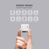 1 x RAW Customer Returns SONOFF Smart light switch, MINI R2 3PCS 2-way wifi Intelligent, Universal DIY module for automation solutions in intelligent home technology, 2.4G wifi, APP control, Alexa Supported - RRP €32.26