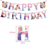 2 x Brand New Frozen Birthday Decorations, 44pcs Frozee Birthday Decorations, Frozen Birthday Party Decorations Frozen Balloons Frozen Party Birthday Decorations Happy Birthday Banner Girls Party Decorations - RRP €38.4