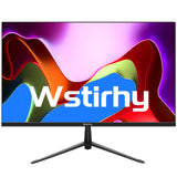 1 x RAW Customer Returns Wstirhy 24 inch Monitor Full HD 1920 x 1080 IPS Screen LED Monitor with HDMI VGA 75Hz 5MS 95 sRGB , PC Monitor for Laptop Computer, Black - RRP €88.04