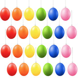 13 x RAW Customer Returns Gallop Chic 48x Easter eggs for hanging colorful Colorful plastic Easter eggs made of plastic 6 x 4cm Plastic eggs for hanging and decorating Plastic eggs for outside and inside Easter decoration Decoration - RRP €259.87