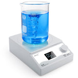 1 x RAW Customer Returns HYCC Digital Laboratory Magnetic Stirrer Magnetic Stirrer with Timing Function LCD Display Stirring Type  - RRP €39.99