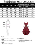 1 x RAW Customer Returns Women s Medieval Dress Sleeveless A-Line Dress High Low Design With Ruffles Gothic Dresses XL Reddish Brown - RRP €30.0