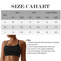 1 x RAW Customer Returns Litthing Women s Sports Bra Cross Straps Bralette Fitness Backless Bra Wireless Crop Top Sexy for Women Workout Yoga Gymnastics - RRP €26.99