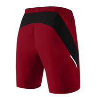 1 x RAW Customer Returns Men s Sports Shorts Quick Drying Sports Trousers Lightweight with Zip Pocket Red, EU-3XL US-2XL  - RRP €24.19