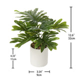 1 x RAW Customer Returns Briful Artificial Plants Artificial Plant Fake Plants Tropical Houseplant Faux Monstera in Pot for Home Garden Office Desk Shower Room Decoration - RRP €20.16