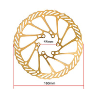 1 x RAW Customer Returns Chooee bicycle brake disc 160mm 180mm 203mm, 2 pieces bicycle brake discs with 12 screws brake disc for racing bikes, mountain bikes, MTB, BMX. - RRP €22.99