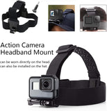 1 x RAW Customer Returns TEKCAM Action Camera Accessories Chest Strap Mount Headband Mount Kit Compatible with GoPro Hero 12 11 10 9 8 7 Akaso EK7000 APEXCAM Surfola Jadfezy - RRP €15.98