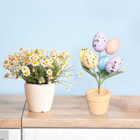 17 x Brand New Goujfol Easter eggs potted plants, Easter decoration Easter eggs for hanging Easter eggs decoration, artificial Easter tree Easter eggs for painting Easter crafts children, Easter flower pot indoor - RRP €346.8