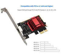 1 x RAW Customer Returns 2.5GBase-T PCIe Network Adapter RTL8125B 2500 1000Mbps PCI Express Gigabit Ethernet Card RJ45 LAN Controller Support PXE for Windows Linux MAC with Low Profile - RRP €23.96