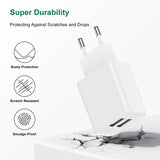 1 x RAW Customer Returns iPhone charging cable with power supply, dual port USB charger with 2 pack Apple original Lightning cable 1M MFi Certified , Apple charging adapter socket for iPhone 13 12 11 Pro Mini Max XR X 8 Plus 7 6S SE, iPad - RRP €12.1