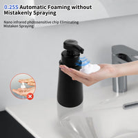 1 x RAW Customer Returns Automatic Soap Dispenser, 304SS Foam Hand Soap Dispenser, 300ml Rechargeable Touchless Dish Soap Dispenser with Infrared Motion Sensor, Suitable for Bathroom, Kitchen - RRP €30.24