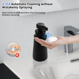 1 x RAW Customer Returns Automatic Soap Dispenser, 304SS Foam Hand Soap Dispenser, 300ml Rechargeable Touchless Dish Soap Dispenser with Infrared Motion Sensor, Suitable for Bathroom, Kitchen - RRP €30.24